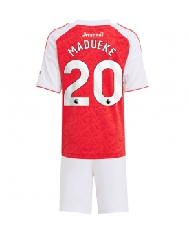 Billige Fotballdrakt Arsenal Noni Madueke #20 Replika Hjemmedraktsett Barn 2025-26 Kortermet (med bukser)